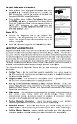 Preview for 4 page of Craftsman 1655 Quick Reference Manual