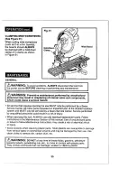 Preview for 39 page of Craftsman 172.24360 Owner'S Manual