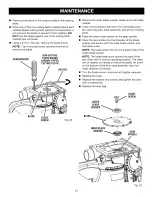 Preview for 21 page of Craftsman 17539 - 6.0 Amp Plate Jointer Operator'S Manual