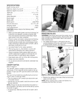 Preview for 5 page of Craftsman 21419 - 9 in. Band Saw Operation Manual