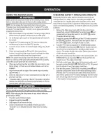 Preview for 21 page of Craftsman 247.25001 Operator'S Manual