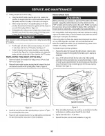 Preview for 32 page of Craftsman 247.25001 Operator'S Manual