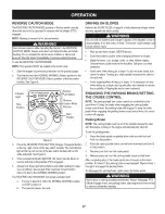 Preview for 17 page of Craftsman 247.28672 Operator'S Manual