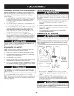 Preview for 76 page of Craftsman 247.28672 Operator'S Manual