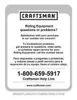 Preview for 100 page of Craftsman 247.28672 Operator'S Manual