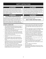 Preview for 3 page of Craftsman 247.288811 Operator'S Manual