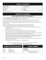 Preview for 2 page of Craftsman 247.28884 Operator'S Manual