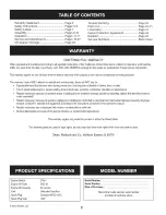 Preview for 2 page of Craftsman 247.29933 Operator'S Manual