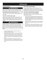 Preview for 37 page of Craftsman 247.370160 Operator'S Manual