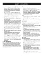 Preview for 4 page of Craftsman 247.37136 Operator'S Manual