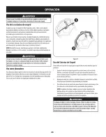 Preview for 40 page of Craftsman 247.375900 Operator'S Manual