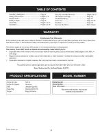 Preview for 2 page of Craftsman 247.38903 Operator'S Manual