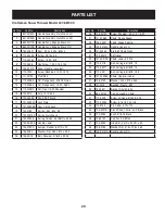 Preview for 29 page of Craftsman 247.8819 Operator'S Manual