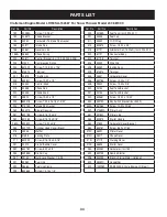 Preview for 34 page of Craftsman 247.8819 Operator'S Manual