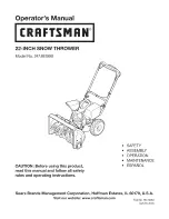 Craftsman 247.881990 Operator'S Manual preview