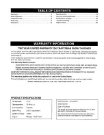 Preview for 2 page of Craftsman 247.88557 Owner'S Manual