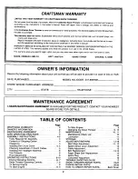 Preview for 2 page of Craftsman 247.8867 Owner'S Manual