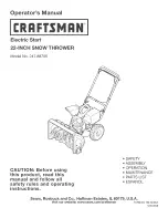 Craftsman 247.88755 Operator'S Manual preview