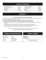 Preview for 2 page of Craftsman 247.88776 Operator's manual Owner'S Manual