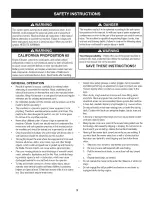 Preview for 3 page of Craftsman 247.88776 Operator's manual Owner'S Manual