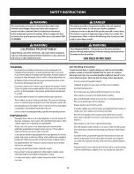 Preview for 3 page of Craftsman 247.887821 Operator'S Manual