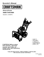 Craftsman 247.88790 Operator'S Manual preview