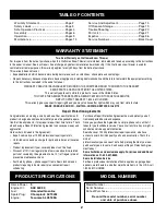 Preview for 2 page of Craftsman 247.88790 Operator'S Manual