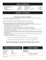 Preview for 2 page of Craftsman 247.985360 Operator'S Manual