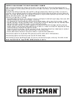 Preview for 20 page of Craftsman 253560 Repair Parts Manual