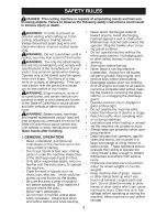 Preview for 3 page of Craftsman 28813 - 46 in. Lawn Tractor Operation Manual