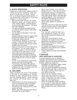 Preview for 4 page of Craftsman 28813 - 46 in. Lawn Tractor Operation Manual