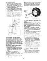 Preview for 26 page of Craftsman 28813 - 46 in. Lawn Tractor Operation Manual