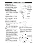 Preview for 40 page of Craftsman 28813 - 46 in. Lawn Tractor Operation Manual