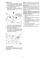 Preview for 9 page of Craftsman 28910 - Lt 2000 20 HP 42" Lawn Tractor Operation Manual