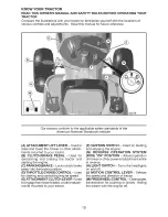 Preview for 10 page of Craftsman 28924 - YT 3000 21 HP/46" Yard Tractor Operation Manual