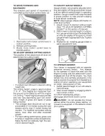 Preview for 12 page of Craftsman 28924 - YT 3000 21 HP/46" Yard Tractor Operation Manual