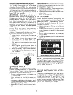 Preview for 13 page of Craftsman 28924 - YT 3000 21 HP/46" Yard Tractor Operation Manual