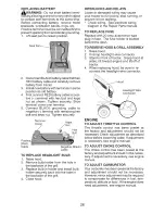 Preview for 26 page of Craftsman 28924 - YT 3000 21 HP/46" Yard Tractor Operation Manual