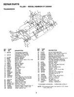 Preview for 6 page of Craftsman 293000 Repair Parts Manual