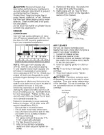 Preview for 67 page of Craftsman 29918 - 17 in. Dual Rear Tine Tiller-CA Model Owner'S Manual