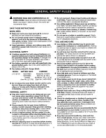 Preview for 3 page of Craftsman 315.101541 Operator'S Manual