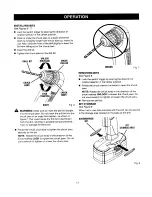 Preview for 13 page of Craftsman 315.101541 Operator'S Manual