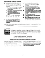 Preview for 5 page of Craftsman 315.11078 Owner'S Manual