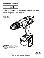 Craftsman 315.11485 Operator'S Manual preview