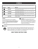 Preview for 6 page of Craftsman 315.115430 Operator'S Manual