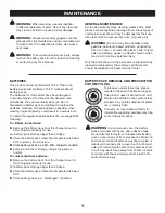 Preview for 18 page of Craftsman 315.115430 Operator'S Manual