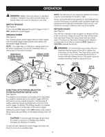 Preview for 12 page of Craftsman 315.115650 Operator'S Manual