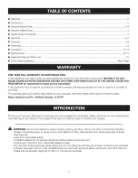 Preview for 2 page of Craftsman 315.116890 Operator'S Manual