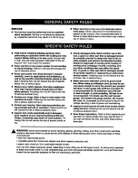 Preview for 4 page of Craftsman 315.116920 Operator'S Manual