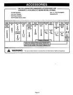 Preview for 21 page of Craftsman 315.17504 Owner'S Manual